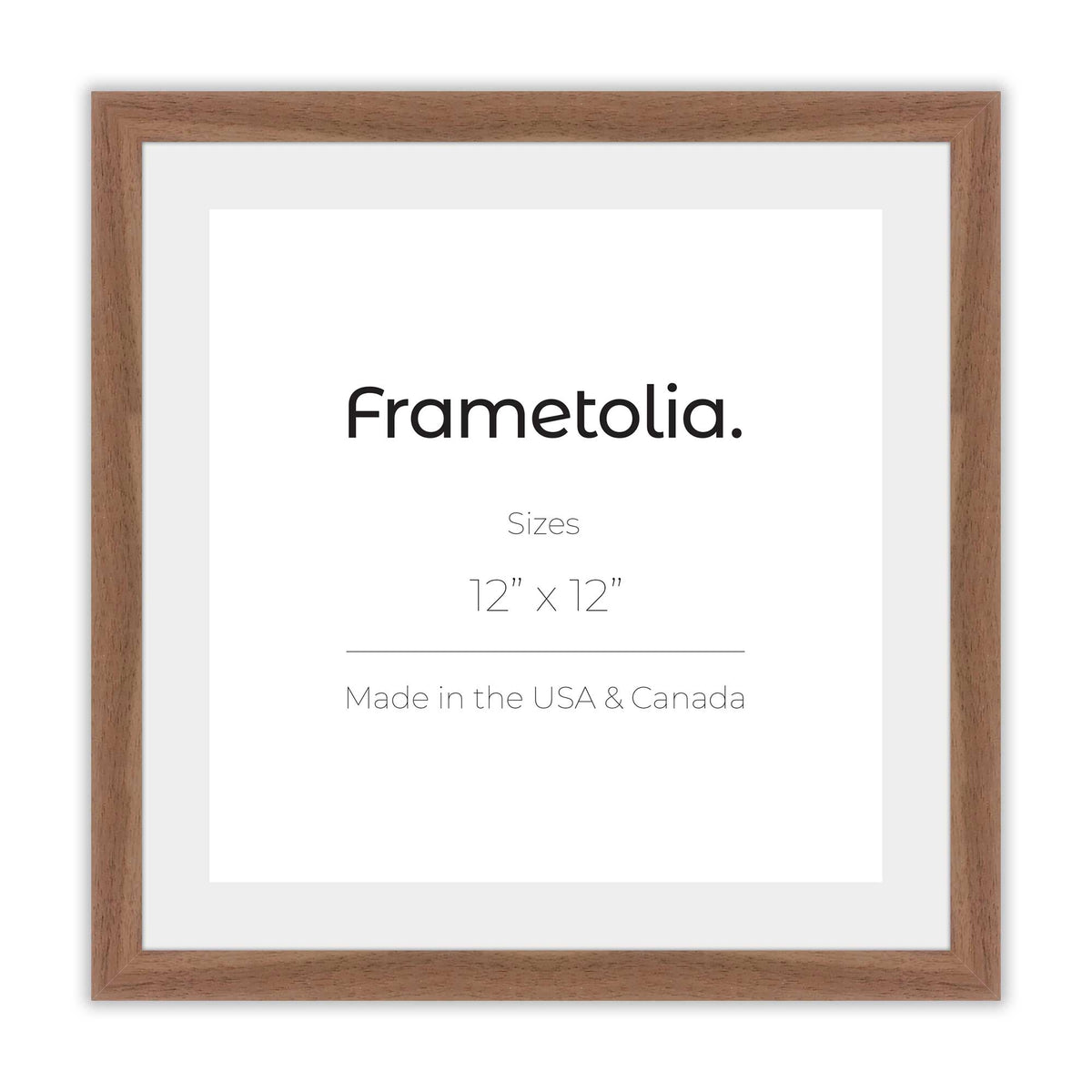 Brown Walnut Oslo Wall Frame