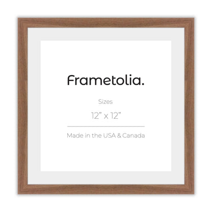 Brown Walnut Oslo Wall Frame