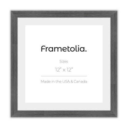 Gray Oak Narrow Width Wall Frame