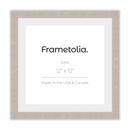 [Color:Bone Shagreen],[Mat:Narrow Mat], Picture frame