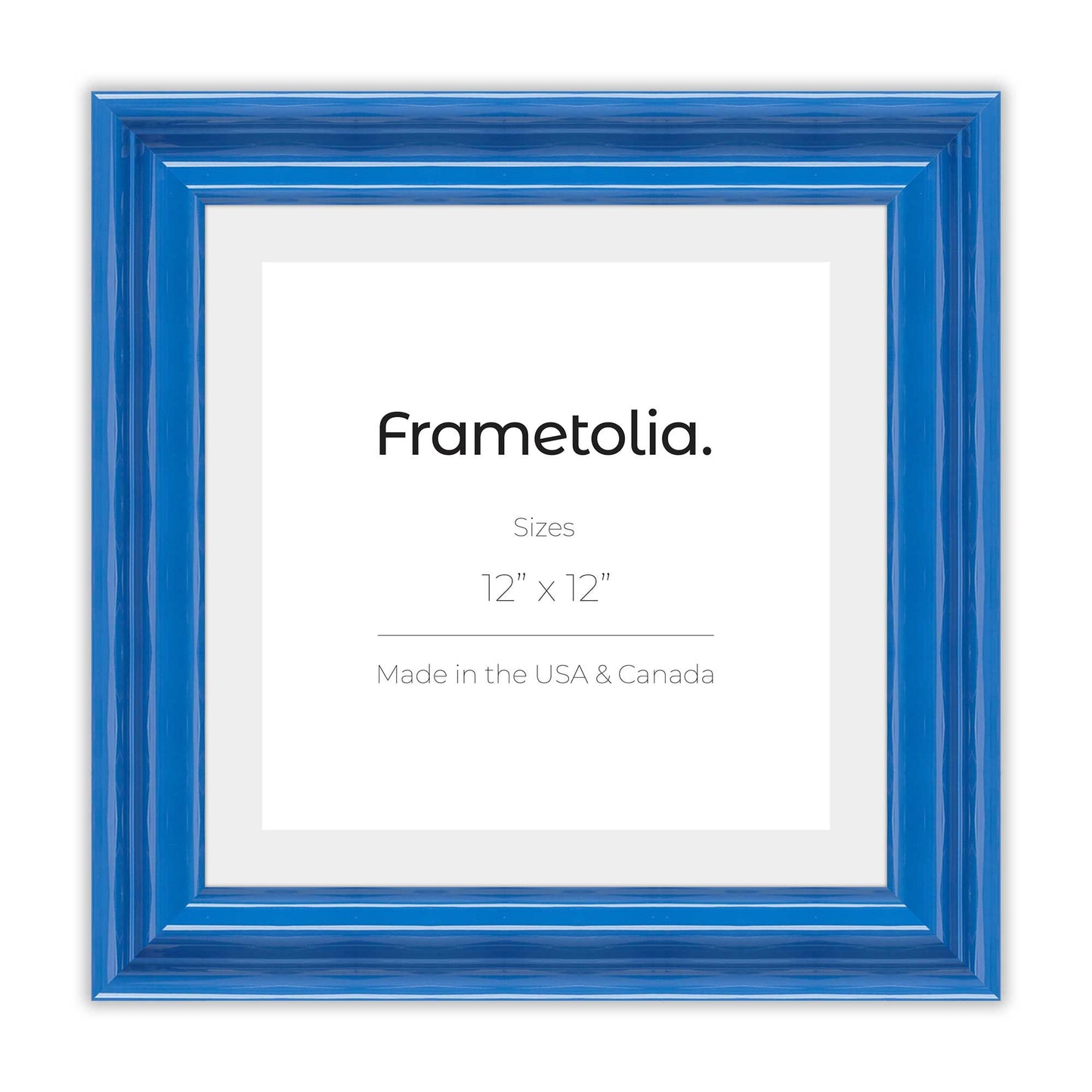 Seaport Blue Wide Width Wall Frame