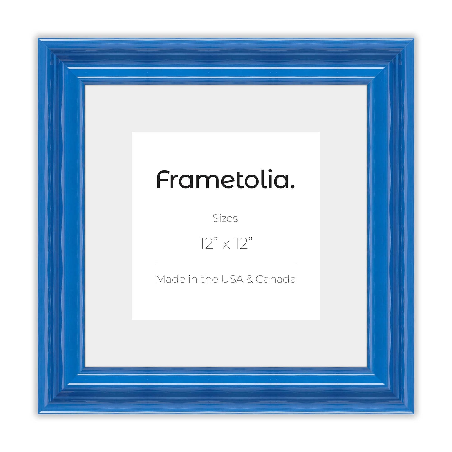 Seaport Blue Wide Width Wall Frame
