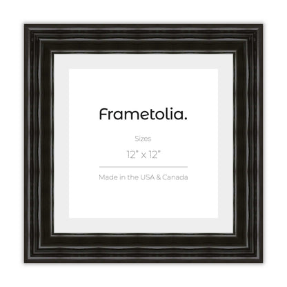 Electric Black Gloss Wide Width Wall Frame