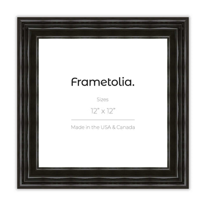 Electric Black Gloss Wide Width Wall Frame