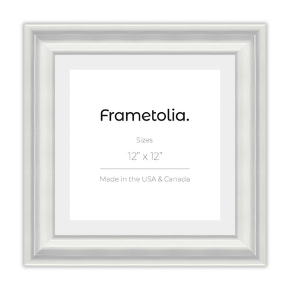 Electric White Gloss Wide Width Wall Frame