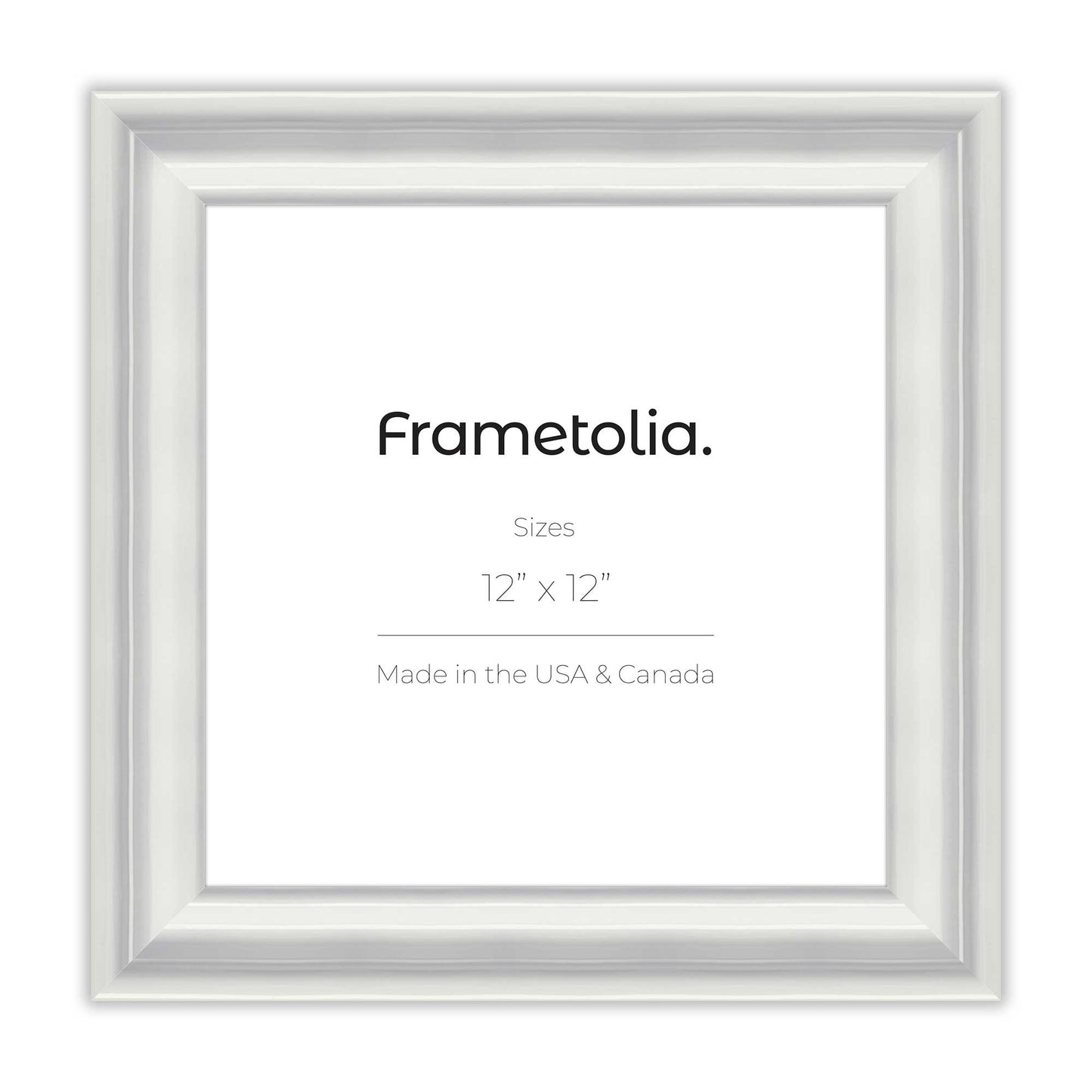 Electric White Gloss Wide Width Wall Frame