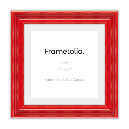 Cherry Red Gloss Wide Width Wall Frame