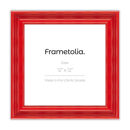 Cherry Red Gloss Wide Width Wall Frame