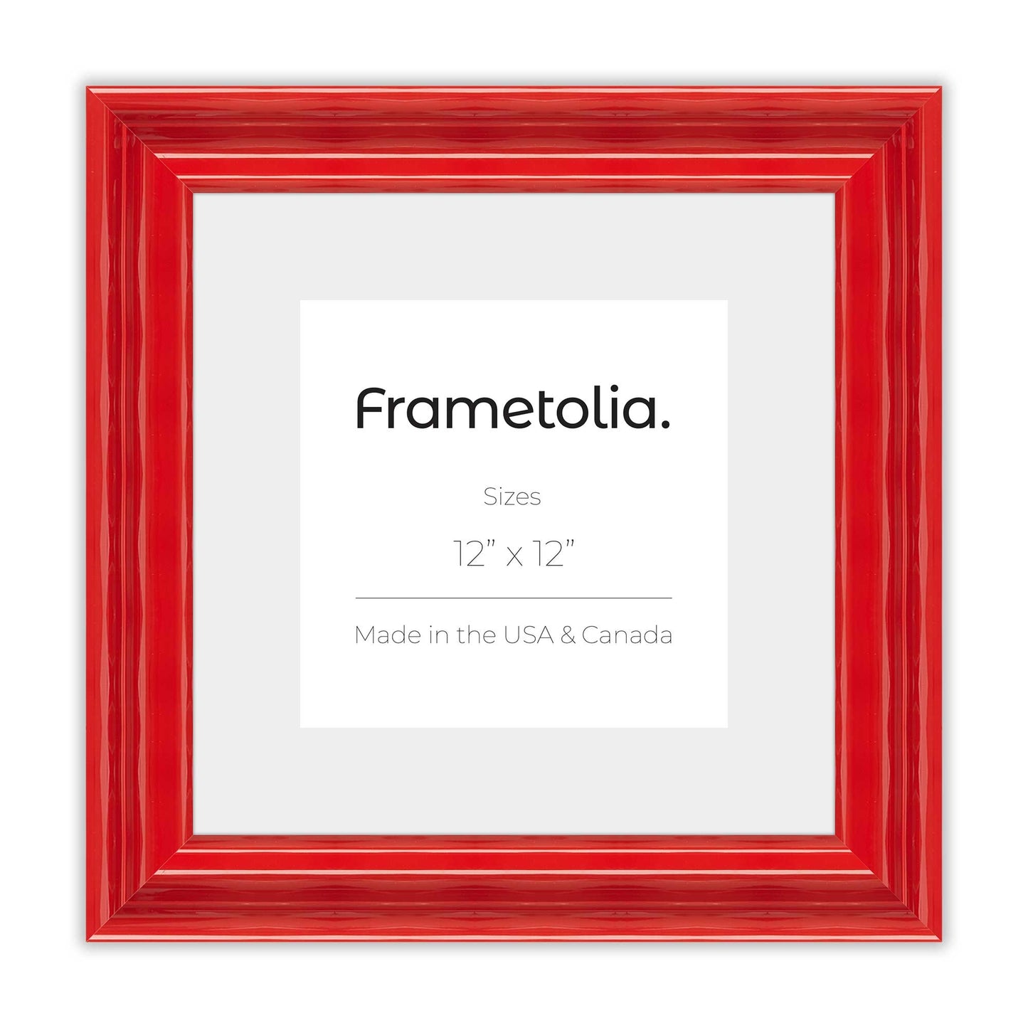 Cherry Red Gloss Wide Width Wall Frame