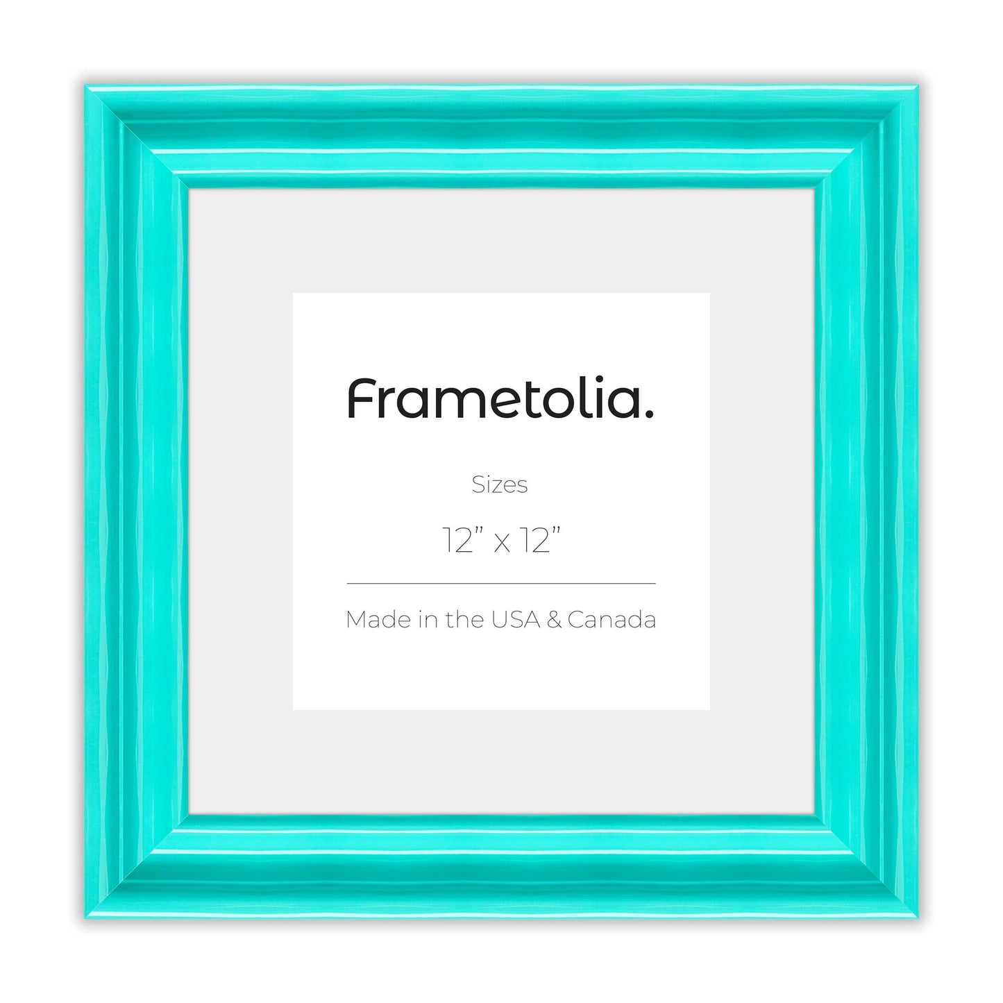 Capri Teal Wide Width Wall Frame