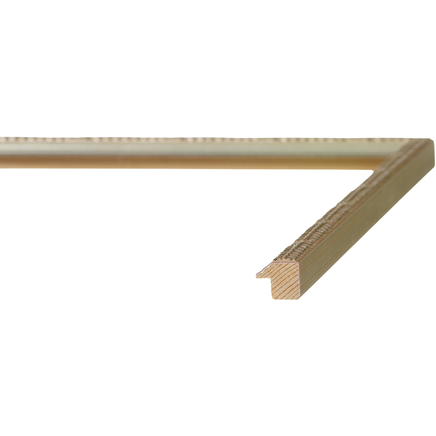 Silver Leaf Motif Narrow Width Table Top Frame