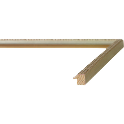 Silver Leaf Motif Narrow Width Table Top Frame