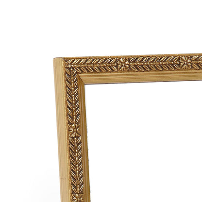 Patterned Gold Leaf Narrow Width Table Top Frame
