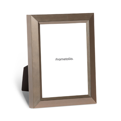 Brushed Pewter Modern Narrow Width Table Top Frame