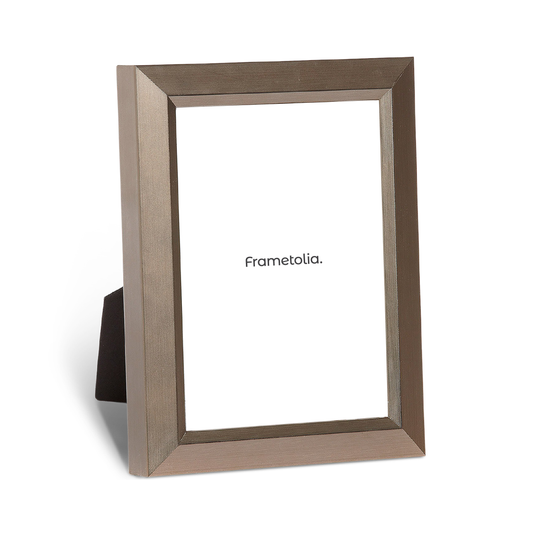 Brushed Pewter Modern Narrow Width Table Top Frame