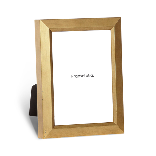 Brushed Gold Traditional Narrow Width Table Top Frame