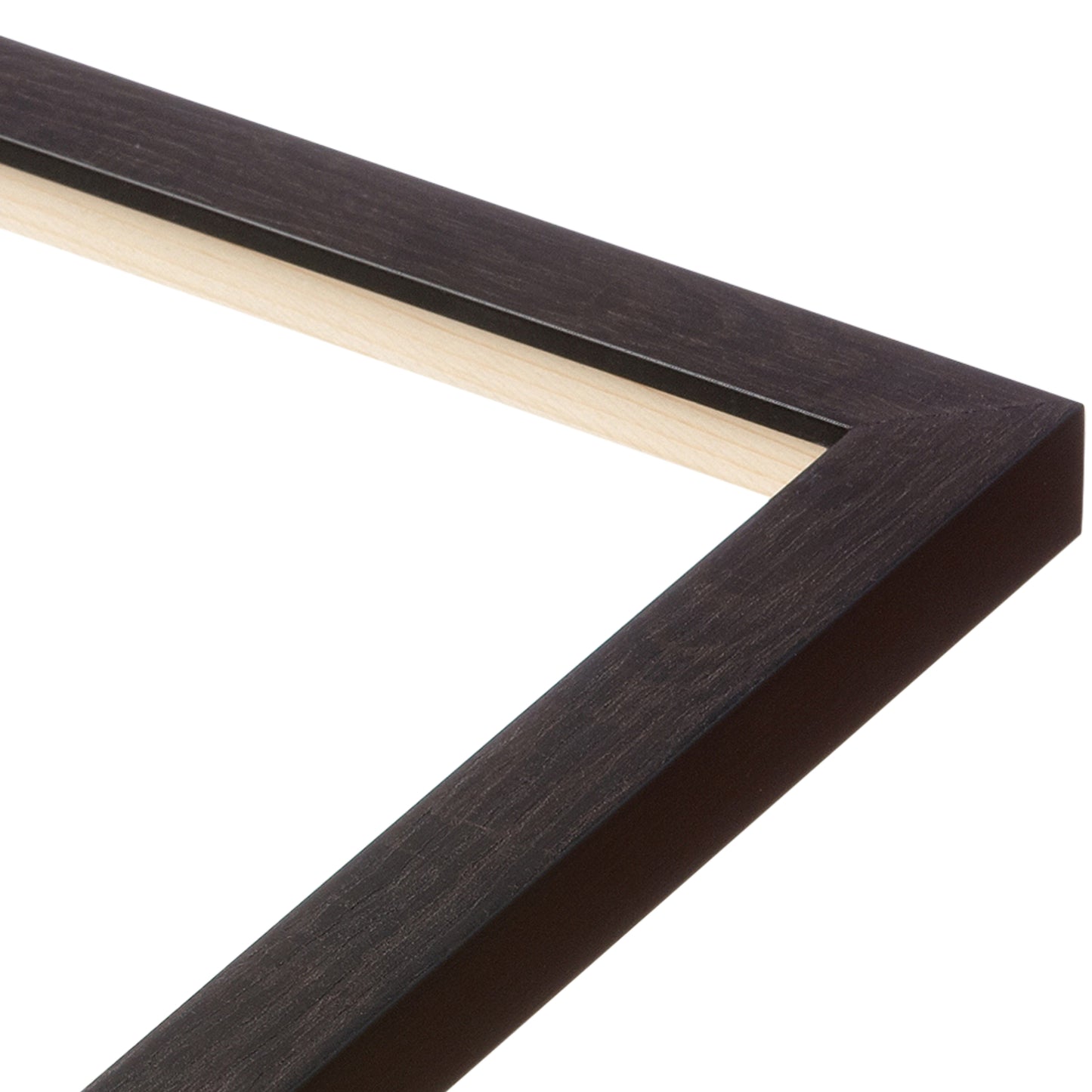 Chocolate Modern Narrow Width Table Top Frame
