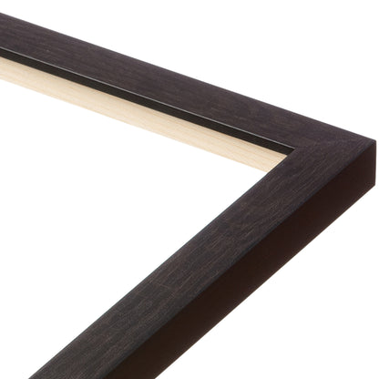 Chocolate Modern Narrow Width Table Top Frame