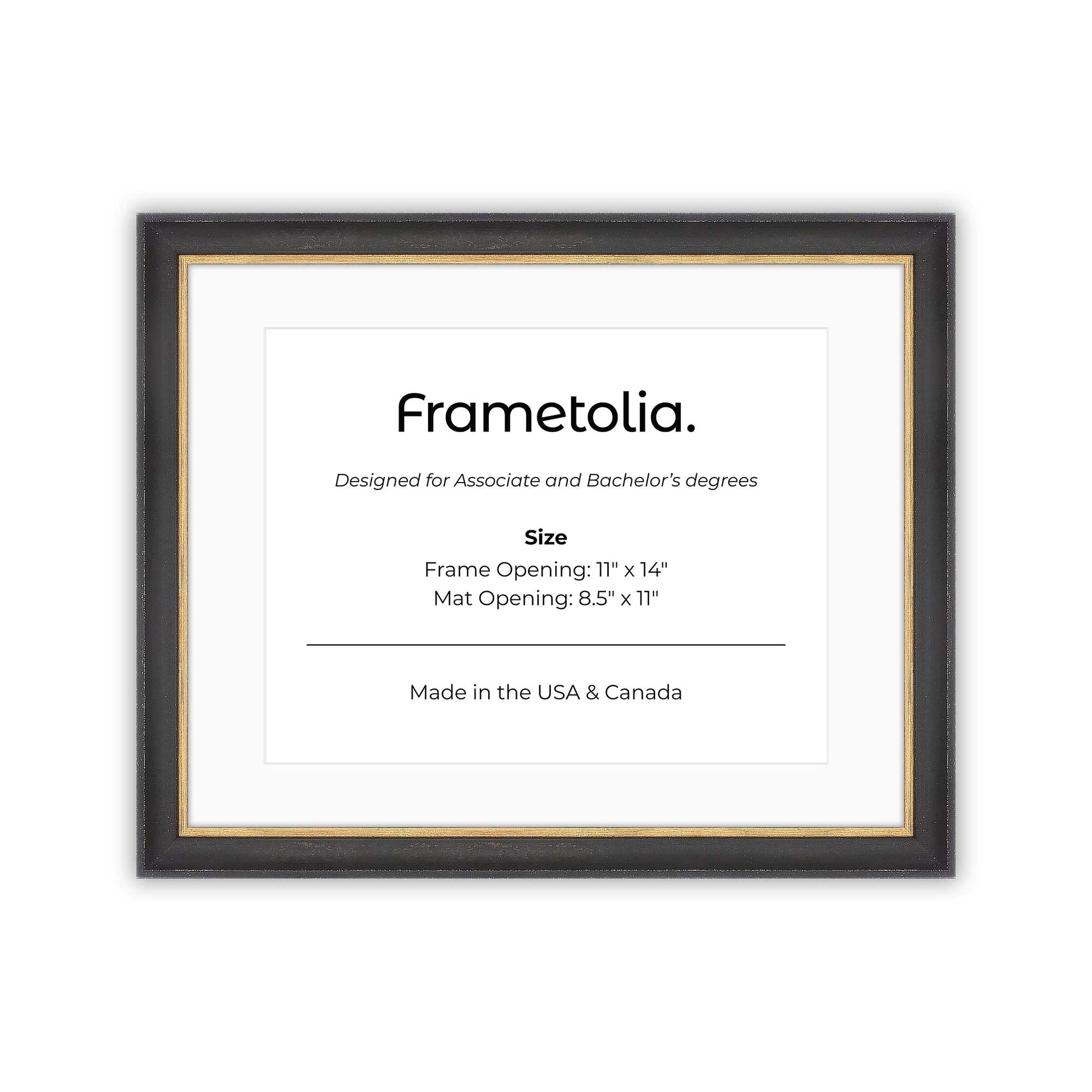 Cocoa & Gold FAMILY Wall Frame