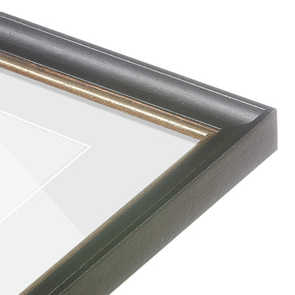 corner of the Cocoa & Silver FAMILY Wall Frame