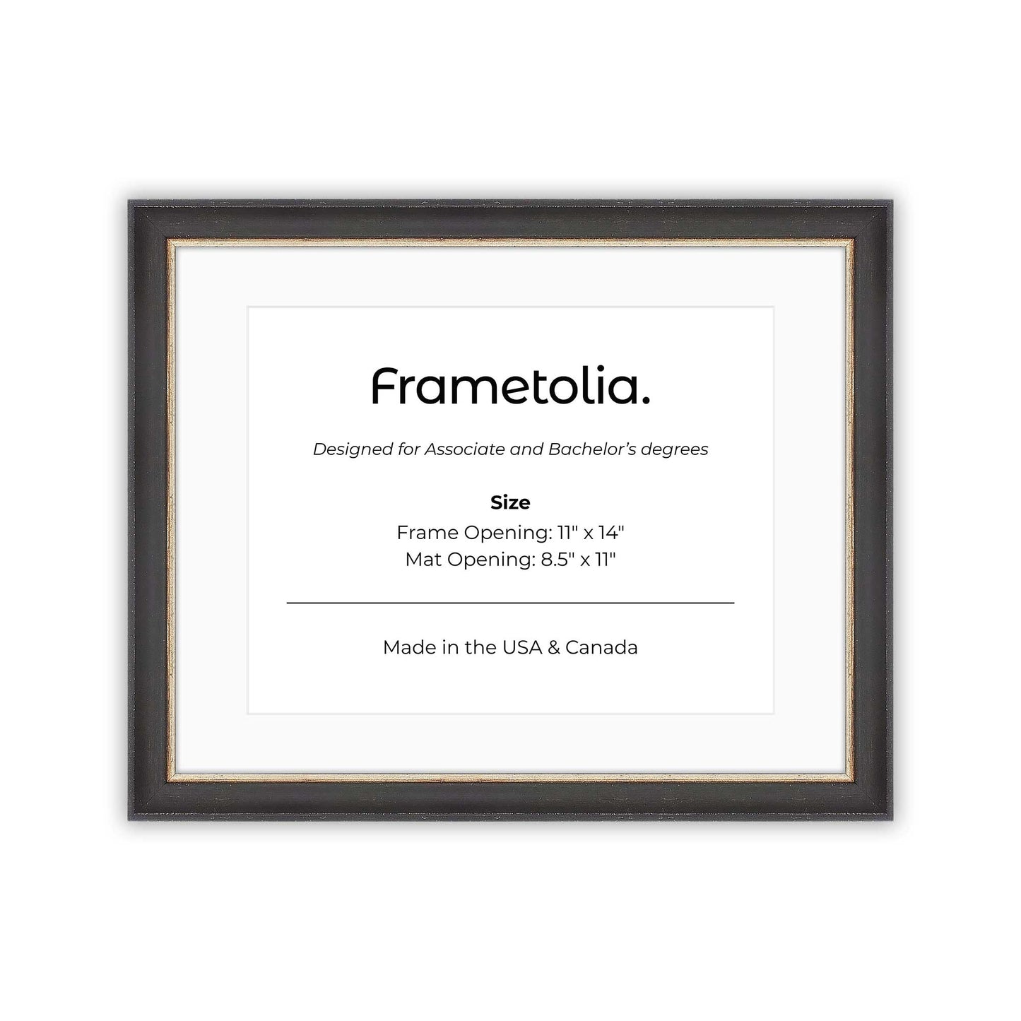 Cocoa & Silver FAMILY Wall Frame