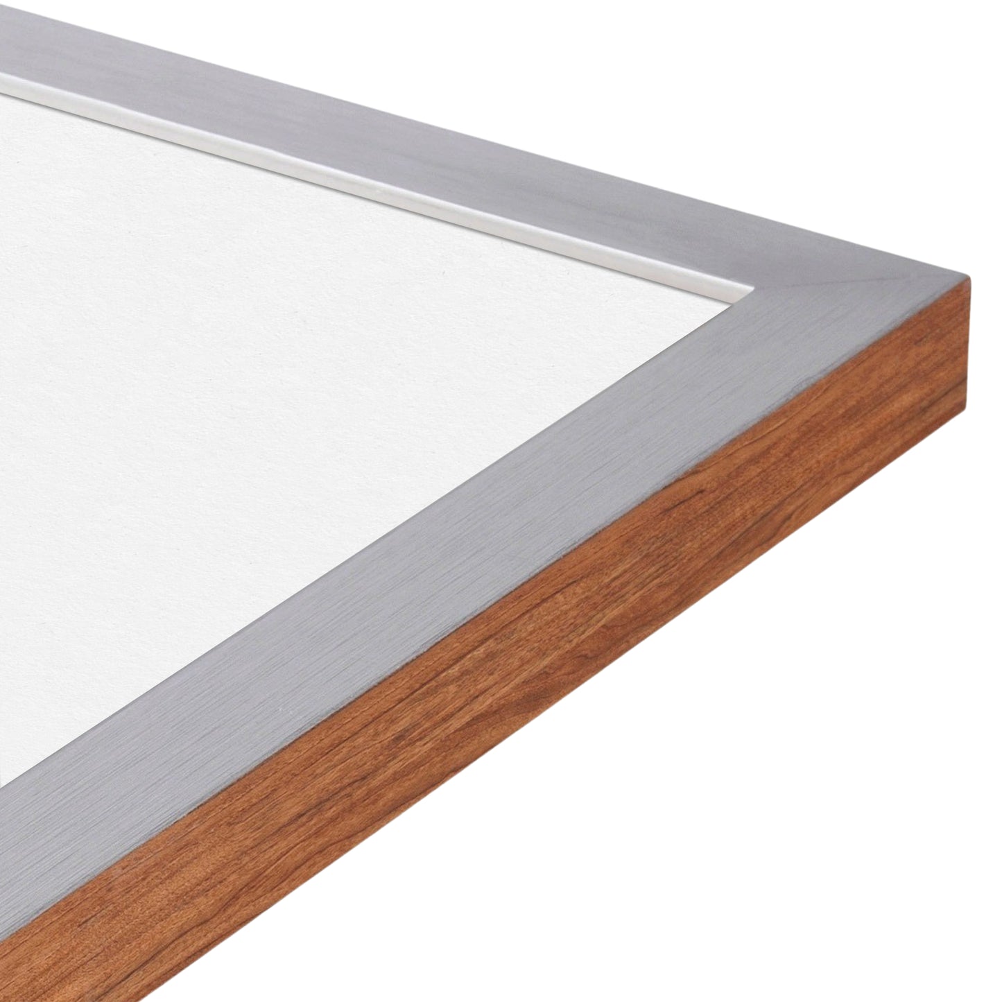 Steel Silver Narrow Width Wall Frame