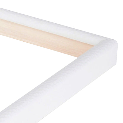 Hammered White Narrow Width Table Top Frame