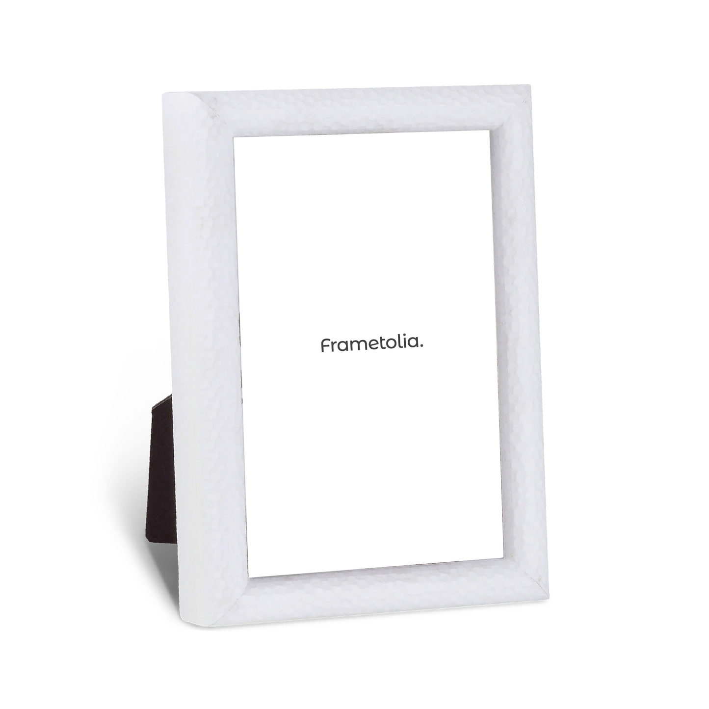 Hammered White Narrow Width Table Top Frame