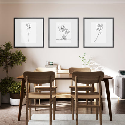 Hammered Black Medium Width Wall Frame
