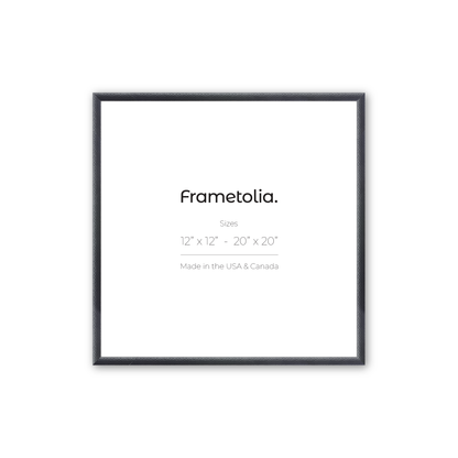 Hammered Black Medium Width Wall Frame