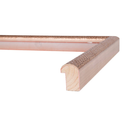 Hammered Champagne Medium Width Table Top Frame