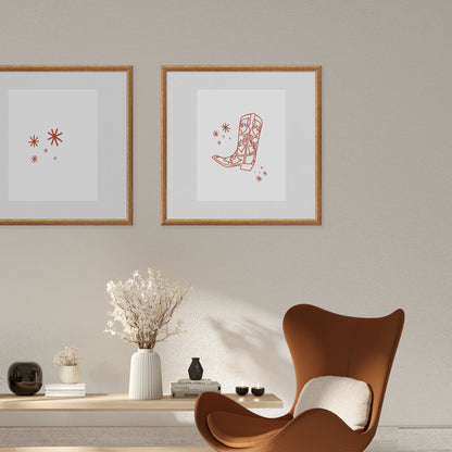 Hammered Copper Medium Width Wall Frame