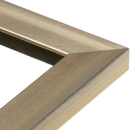 Cool Silver Contemporary Wide Width Table Top Frame