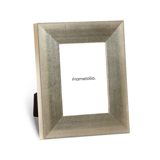 Cool Silver Contemporary Wide Width Table Top Frame