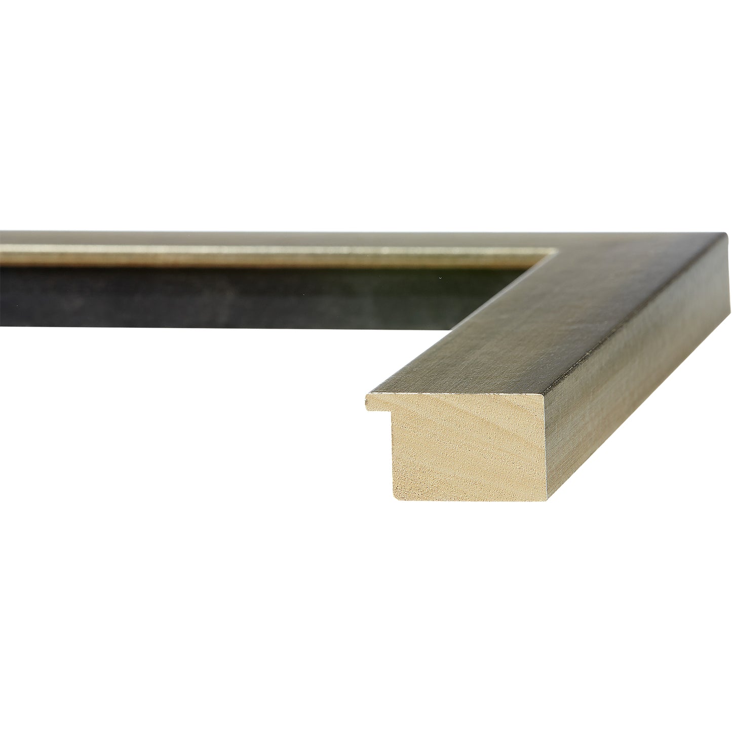 Cool Silver Contemporary Wide Width Table Top Frame