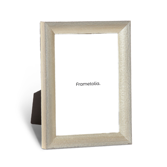 Cool Silver Contemporary Narrow Width Table Top Frame