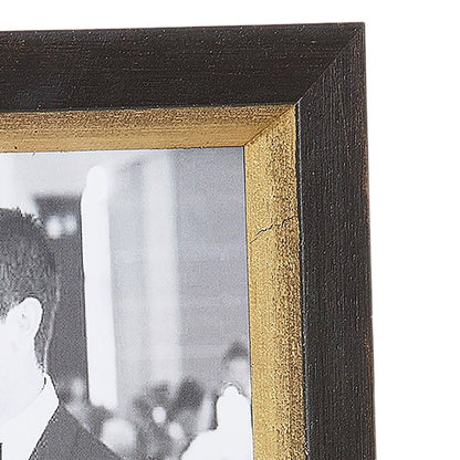 Night Black & Cool Gold Medium Width Table Top Frame