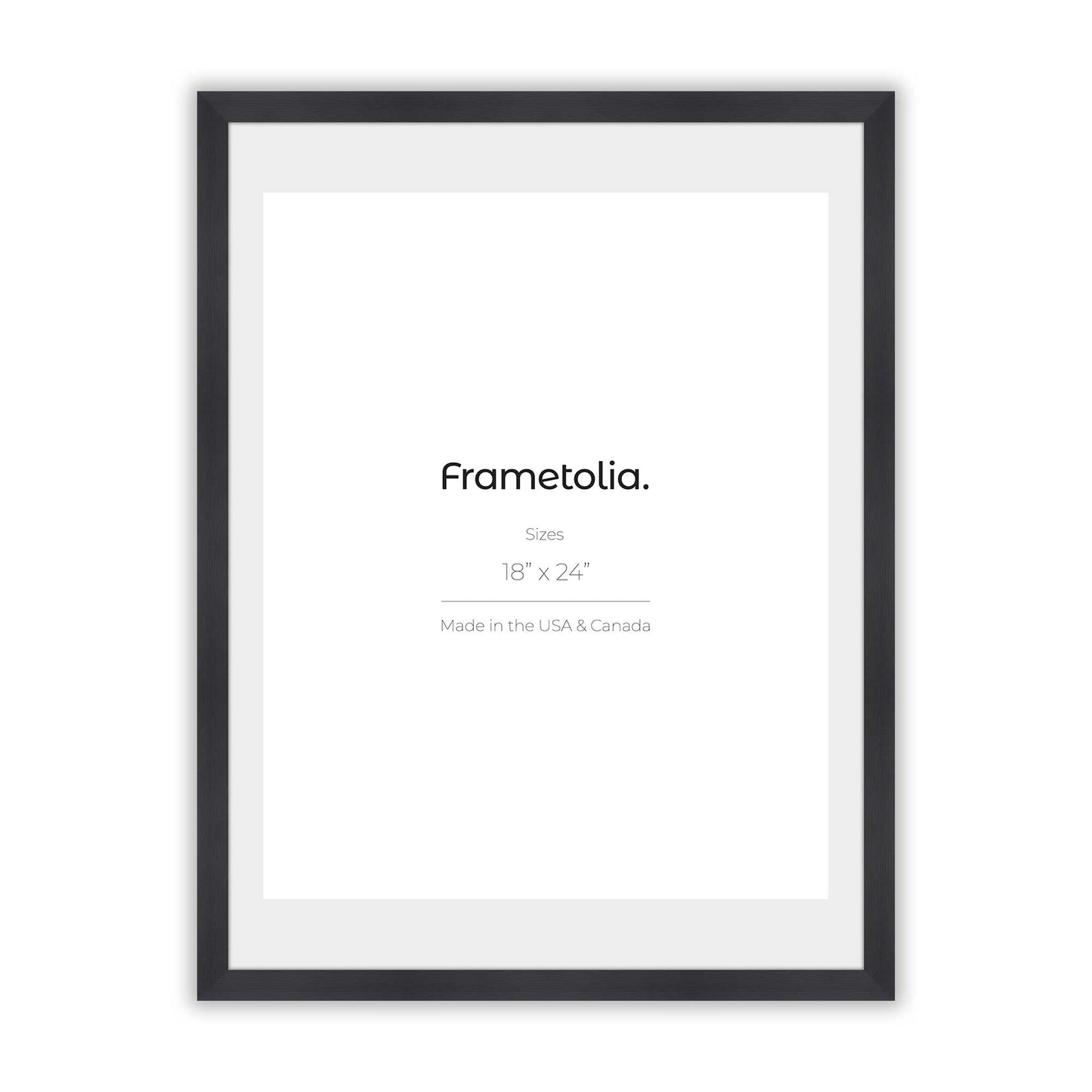 [Color:Steel Black], Picture frame front
