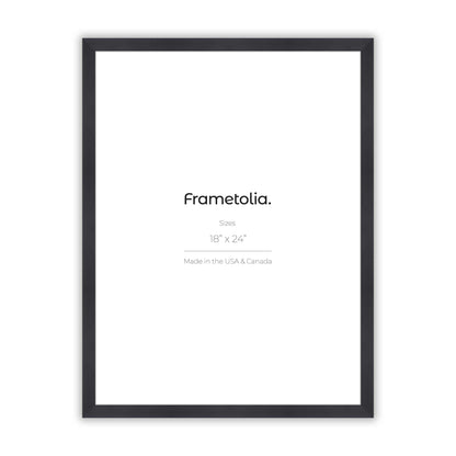 [Color:Steel Black], Picture frame front