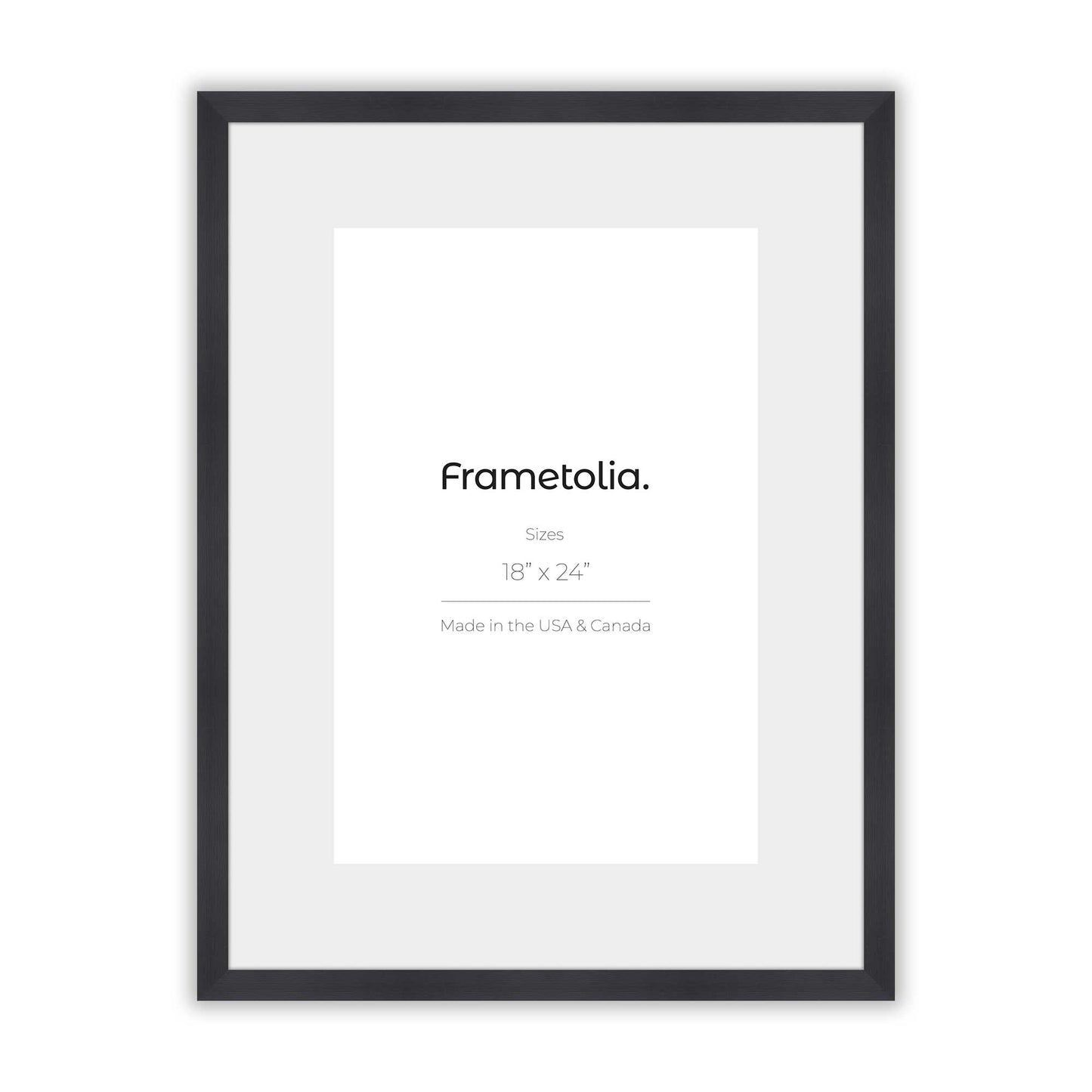 [Color:Steel Black], Picture frame front
