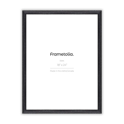 Hammered Black Medium Width Wall Frame