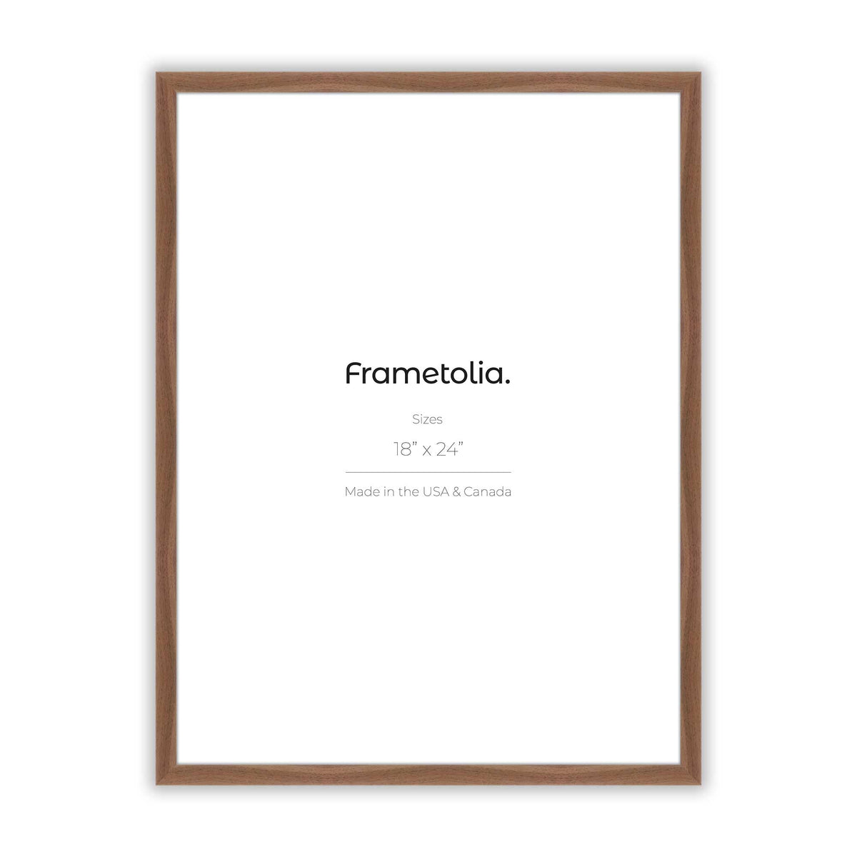 Brown Walnut Oslo Wall Frame