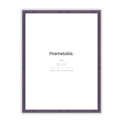 Purple Iris Narrow Width Wall Frame