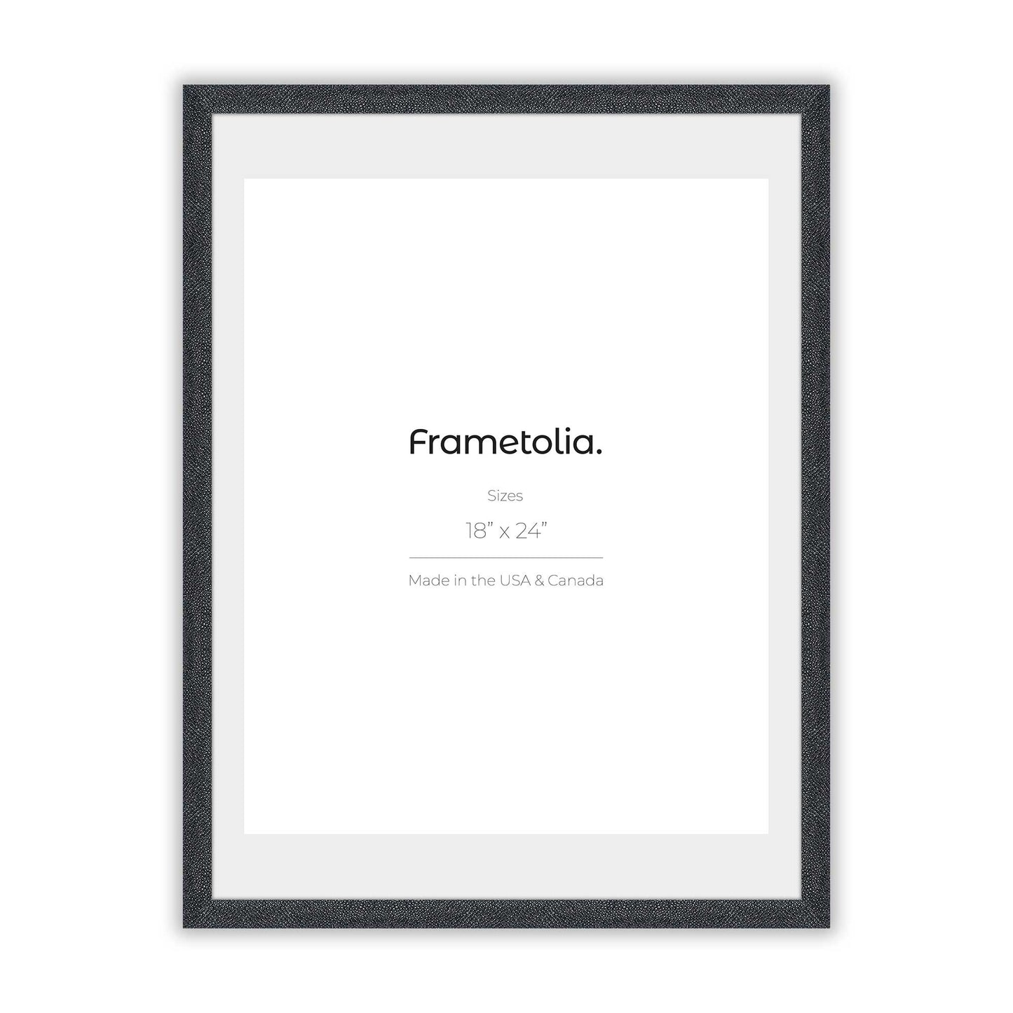 [Color:Ash Shagreen],[Mat:Narrow Mat], picture frame
