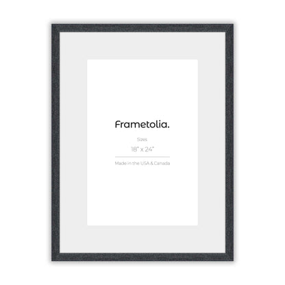 [Color:Ash Shagreen],[Mat:Wide Mat],  picture frame