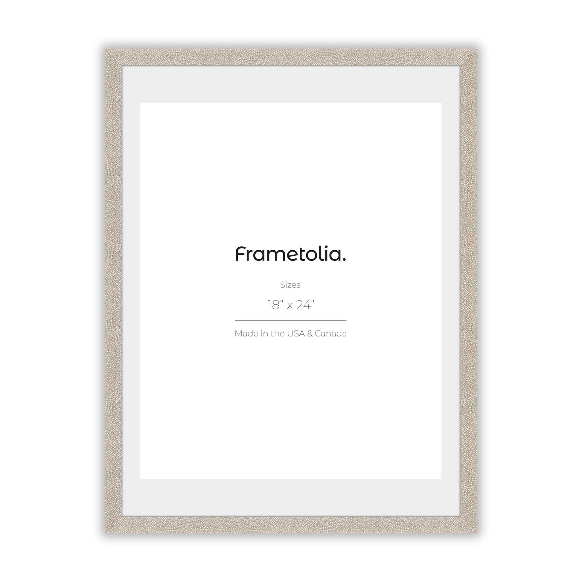 [Color:Bone Shagreen],[Mat:Narrow Mat], Picture frame