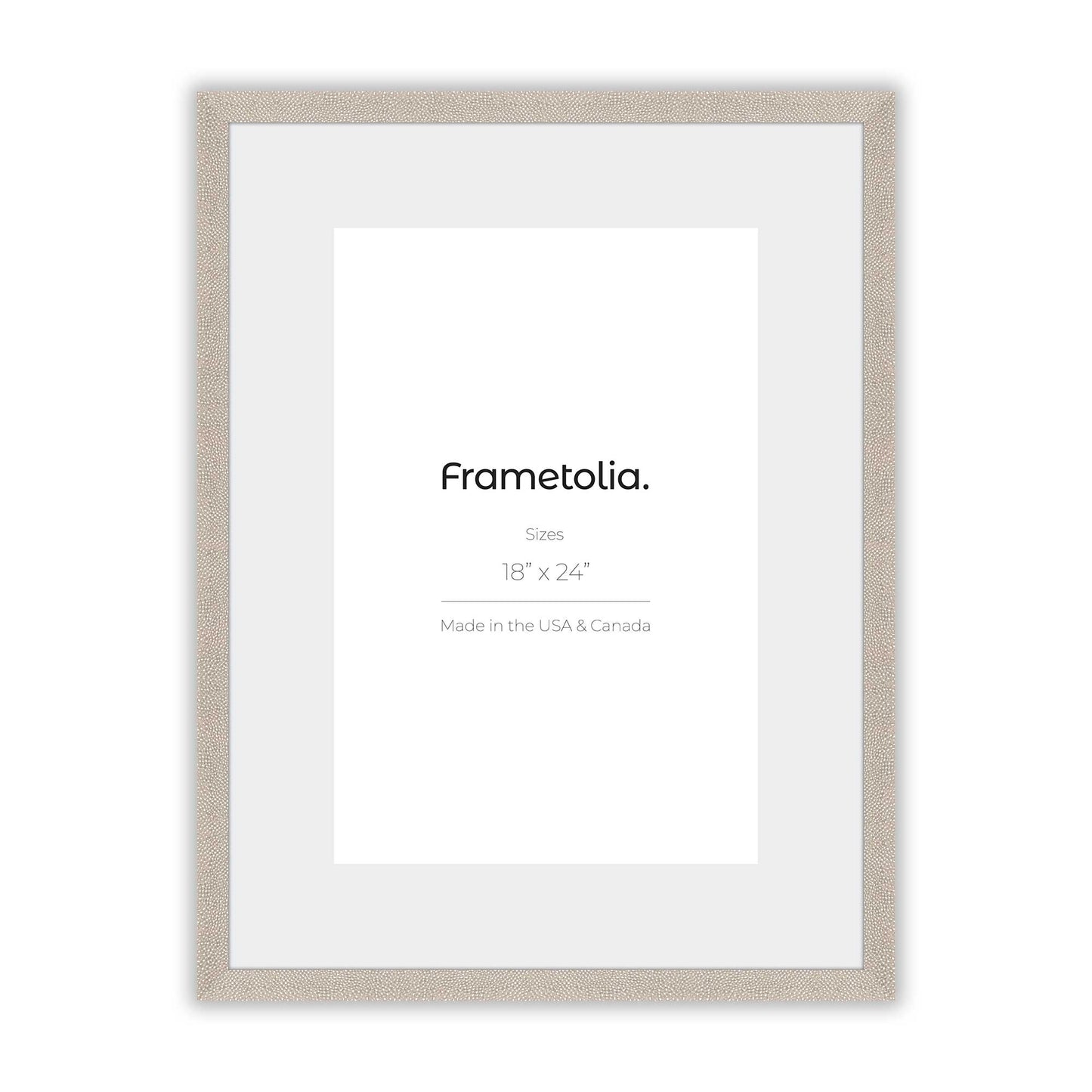 [Color:Bone Shagreen],[Mat:Wide Mat], Picture frame