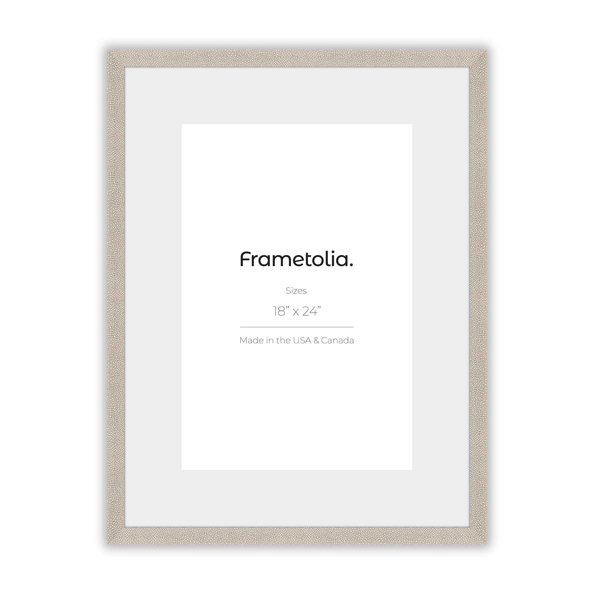[Color:Bone Shagreen],[Mat:Wide Mat], Picture frame
