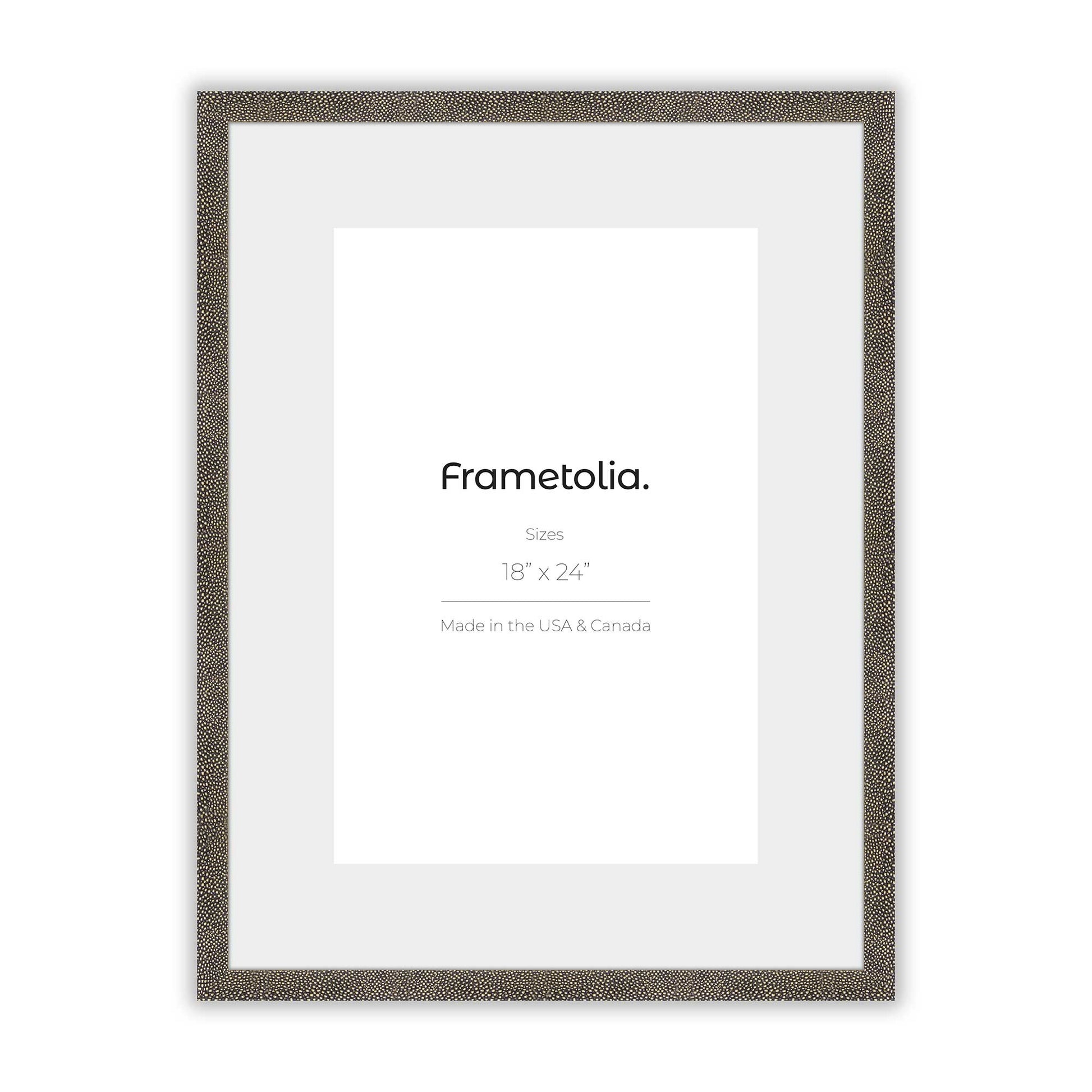[Color:Gold Shagreen],[Mat:Wide Mat], Picture frame
