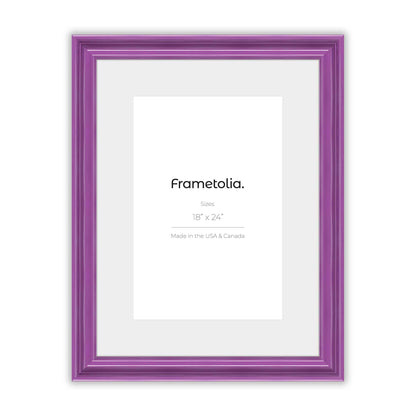 Royal Lilac Wide Width Wall Frame